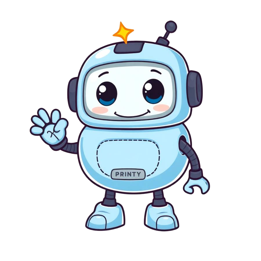 Printy the 3D printer mascot