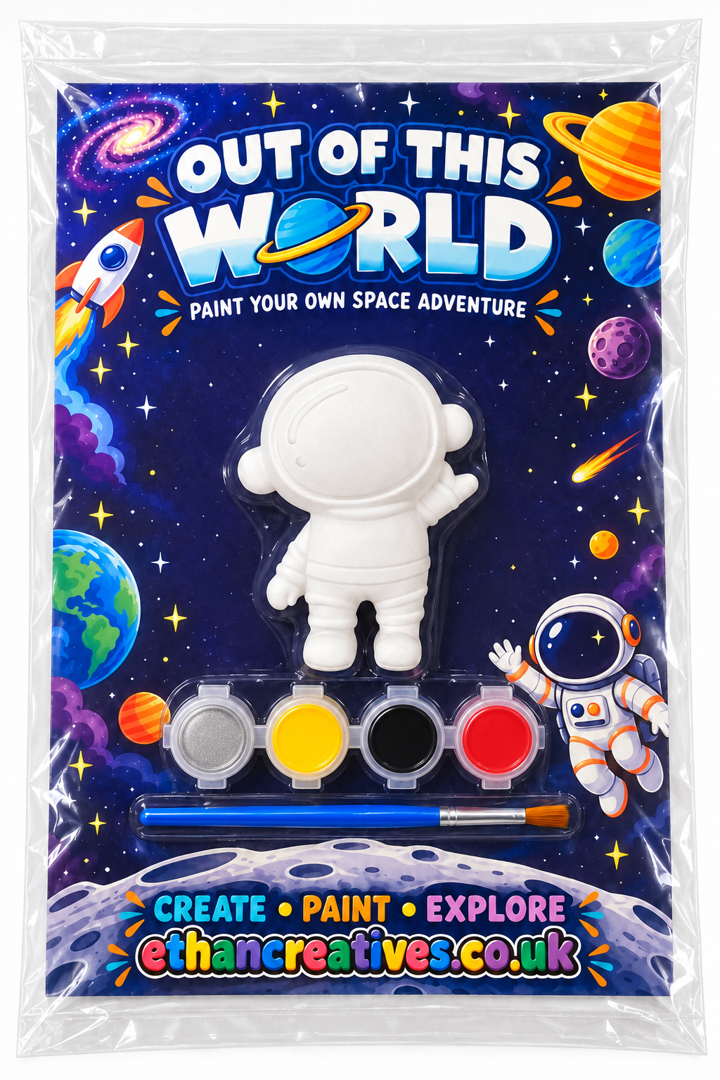 Out of This World Astronaut Paint Your Own Plaster Kit